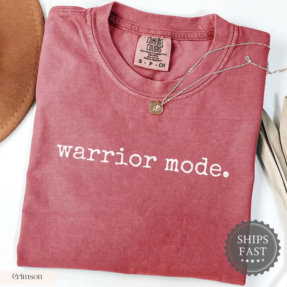 Warrior Mode Shirt, Cancer Awareness Tee,  Support